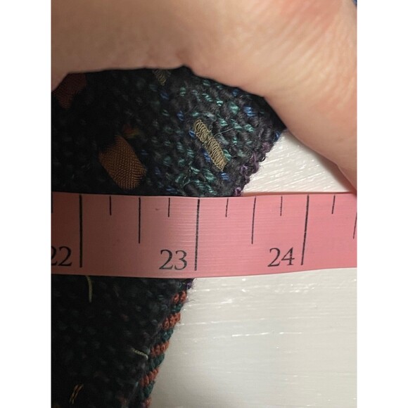 B. Jane Doub Handwoven Jacket Large Multicolor Art to Wear Fiber Knit Button - Picture 13 of 15